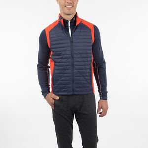 Identité personnalisé fabricant hommes hiver hybride bouffée léger sans manches rembourré gilet body chauffant - Product Image 1