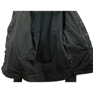 เสื้อเชิ้ตผ้าแคนวาสเคลือบแว็กซ์หนังผสมเคฟลาร์ - Product Image 6