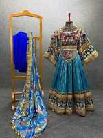 Fabricants professionnels afghans pour femmes, vêtements faits main, style tribal vintage, dentelle, boutons, sequins, manches longues, écologiques, longueur ras du sol