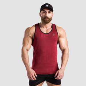 Maroon Bolt Tank <b>Top</b> for Men - Product Image 1