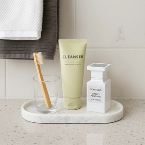 Bandejas de Baño de Mármol Resistentes al Agua, MOQ Bajo de 100 Unidades, Fabricante, Personalizadas, para Artículos de Tocador, Descuentos por Volumen, Decoración Ecológica de Piedra - Product Image 4