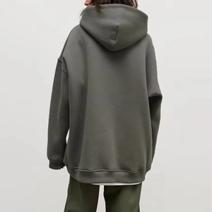 Sudaderas Extra Grandes Casuales de Invierno para Mujer, Lona 100% Algodón, Estampado con Insignia en la Parte Delantera, Talla Grande, Venta al por Mayor - Product Image 4