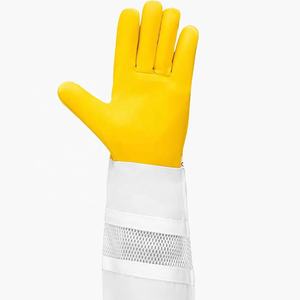 Gants de jardinage en cuir de vachette épais et longs, résistants aux épines de rose, pour l'apiculture, le travail et la soudure (vente en gros) - Product Image 1