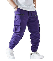Pantalon Cargo Coupe Droite Foncé pour Homme 2025, Poches Latérales, Coupe Classique, Toile Décontractée, Haute Qualité, Logo Personnalisé