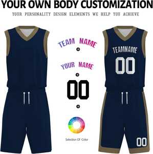 Ensembles de chemises réversibles de maillots de basket-ball en 100% polyester antibactérien respirant imprimé par transfert de chaleur personnalisé en gros - Product Image 5