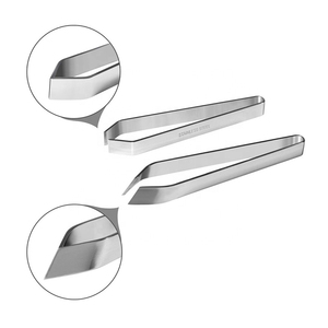 Pince à épiler en os de poisson en acier inoxydable de qualité supérieure Outils de cuisine haut de gamme en or Design réutilisable - Product Image 3