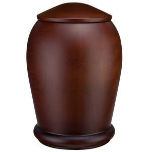 Urna de cremación de madera grande torneada a mano para adultos Funeral para cenizas Urna única para adultos - Product Image 4