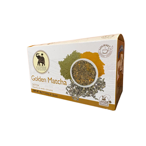 Golden Matcha Haathee 20 Sachets 35g <b>Tea</b> Bag Style Premium Japanese <b>Green</b> <b>Tea</b> in Individual Packets - Product Image 1