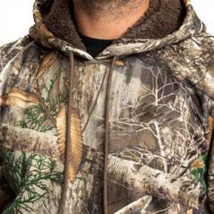 Sweat à capuche Realtree High-Pile-Polaire luxueuse, design APX Camo, capuche spacieuse, poche kangourou et confort par temps froid - Product Image 6