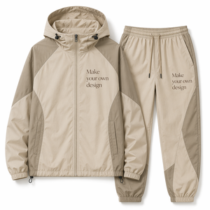 Ensemble de survêtement coupe-vent de luxe pour homme, personnalisé, pour entraînement en salle de sport, OEM ODM, résistant à l'eau, fabricant en gros - Product Image 2