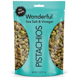 Wonderful Pistachios No Shells, Sea Salt & Vinegar Flavored <b>Nuts</b>, 11 Ounce Resealable Bag - Product Image 6