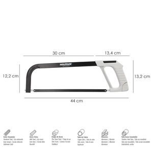 Arco Sega in Acciaio con Impugnatura in Alluminio - Product Image 2