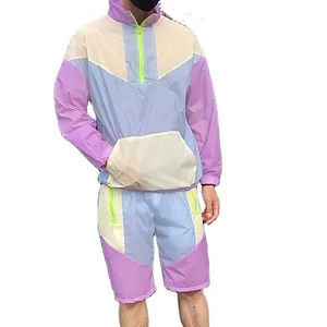 Conjunto Cortavientos para Hombre con Tela Ligera y Elástica para Correr, Senderismo, Viajes y Actividades Diarias de Fitness - Product Image 2