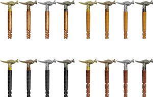 Bastón de madera para hombres y mujeres, mango de pavo real, hecho a mano, regalo personalizado y plegable para hombres - Product Image 5