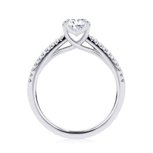Radiant Cut Engagement <b>Ring</b> For Women - Product Image 5