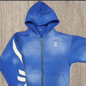 Service OEM – Nouveauté : Ensembles de survêtements pour hommes, grande taille, à capuche, 100 % coton, écologiques, respirants et légers – Vente Flash - Product Image 4