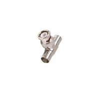 ETEILY Adaptateur BNC mâle vers BNC femelle + BNC femelle TEE fabriqué en Inde