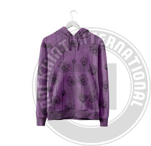 Sudadera Holgada con Capucha para Mujer, Color Sólido, con Logotipo Frontal, para la Temporada de Invierno - Product Image 1