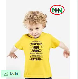 T-shirts pour enfants en coton Pima, t-shirts pour enfants, t-shirts vierges pour enfants, t-shirts écologiques pour garçons, t-shirts à manches courtes pour l'été, vêtements pour enfants - Product Image 1