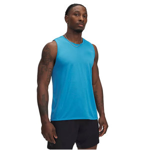 Débardeur de musculation uni et vierge, grande taille, en polyester à séchage rapide, pour entraînement et musculation, vente en gros, OEM - Product Image 6