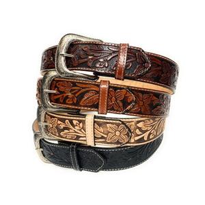 Venta al por mayor de cinturones de cuero con hebilla de aleación ajustable informal de moda vintage para hombres con ancho y longitud personalizables exportador indio - Product Image 1