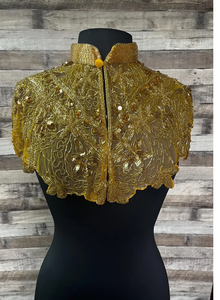 เสื้อคลุมลูกปัดป้องกันไฟฟ้าสถิตย์สำหรับสุภาพสตรีชุดเดรสปาร์ตี้ตอนเย็นระบายอากาศได้ดีตกแต่งด้วยไข่มุกคริสตัล - Product Image 2