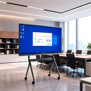 Tableau blanc interactif numérique intelligent pour salle de réunion, écran tactile 4K, 40 points tactiles, caméra 48MP pour l'école - Product Image 1