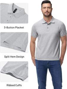 Camisa Clásica para Hombre, Tejido de Punto Suave, Ajuste Transpirable, Capa Suave, Textura Fresca, Comodidad Diaria, Cuello Moderno, Forma Elegante - Product Image 3