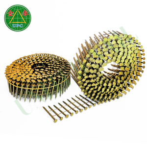 Industrial-Fuerza 1-1/4 "x 0.083 Clavos de bobina Tipo de vástago liso Acero resistente al óxido Fácil Manejo de almacenamiento - Product Image 1