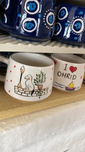DAFNI <b>BIG</b> PAZAR Custom 3D Relief Ceramic <b>Mug</b> Handmade Painted Cute Fruit Design Dishwasher Safe Gift Box Giveaways Model 492 - Product Image 5