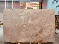 Dalles de marbre Breccia Pernice italien, carreaux de marbre rose-rouge de luxe pour projets de revêtements de sol, murs et comptoirs intérieurs