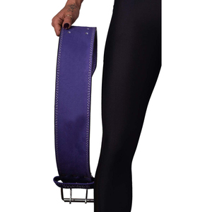 Ceinture de musculation en cuir pour l'entraînement de force, intérieur confortable en daim, boucle de verrouillage réglable, personnalisation OEM, vente en gros, usine de ceintures - Product Image 3