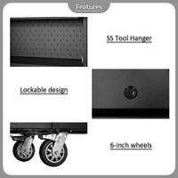Coffre à outils personnalisable de 56 pouces avec ports de charge pour garages et ateliers, support OEM pour la personnalisation