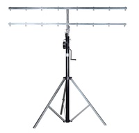 Trépied à manivelle pliable mobile Support de lumière par lumière à tête mobile 3m 4m 6m 6.6m Hauteur de travail