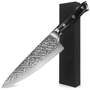 Venta al por mayor pedidos a granel personalizados OEM ODM servicio profesional japonés Chef cuchillo acero Premium mango Damasco Chef cuchillo - Product Image 1