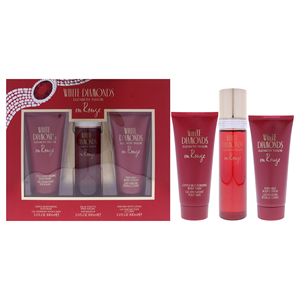 Elisabeth Taylor donna diamanti bianchi En Rouge 3.3oz Spray lozione per il corpo lavaggio del corpo Set regalo 3 Pc regalo di natale per lei - Product Image 4