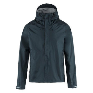 เสื้อกันฝนผู้ชายแบบมินิมอล สีกรมท่าเข้ม เสื้อโค้ทกันลมสำหรับกิจกรรมกลางแจ้ง น้ำหนักเบา มีฮู้ด ประสิทธิภาพสูง - Product Image 5