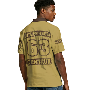 Polo brodé Iota Phi Theta 1963, fraternité grecque, vêtements universitaires pour hommes - Product Image 5