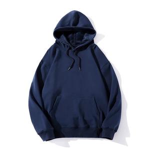 Sweats à capuche LOGO personnalisé Oversize CVC Terry Hoodies Sweat Pull Vêtements Fabricants Femmes Unisexe Plain Blank Hoodie Hommes - Product Image 6