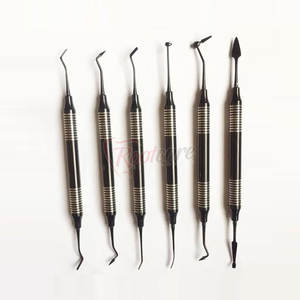 Kit compuesto Dental de la mejor calidad, espátulas de relleno compuesto, juego de instrumentos de 6, Kit restaurador recubierto de Plasma ligero - Product Image 3