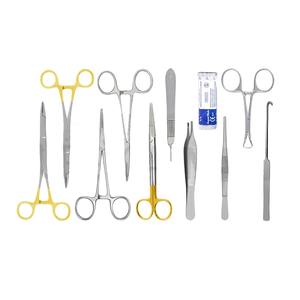 Vaslcare-Juego de instrumentos de esterilización para mascotas, conjunto de instrumentos quirúrgicos veterinarios de acero inoxidable, 15 Uds. - Product Image 1