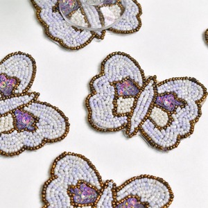 Ensemble de sous-verre perlé fait à la main tapis de boisson décoratifs pour la maison cuisine bureau bureau thé café support de tasse approvisionnement en gros - Product Image 6