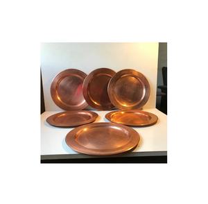 Sous-verre en pierre de cuivre martelé le plus récent pour les ustensiles de cuisine et les restaurats de taille personnalisée et les articles de fête faits à la main - Product Image 1