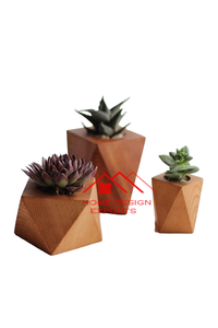 Jarrón de flores de madera de diseño personalizado para Decoración de mesa Venta caliente jarrón de metal de decoración de hotel de lujo para el hogar a precio mayorista - Product Image 3