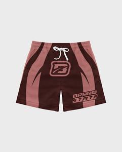 100% poliéster sublimación cordón cintura pantalones cortos de tela de malla para hombres transpirable verano ropa personalizada pantalones cortos para hombres - Product Image 2