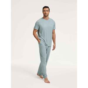 <b>Men's</b> <b>pajama</b> <b>set</b> bamboo <b>pajamas</b> <b>pajamas</b> night <b>pajama</b> <b>sets</b> bamboo loungewear <b>sets</b> sleepwear <b>for</b> <b>men</b> sleep and lounge - Product Image 4