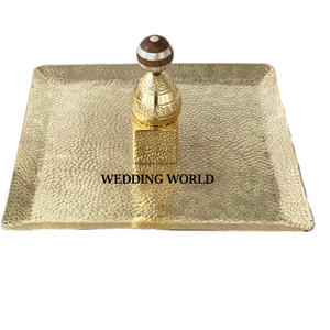 Hammered Gold <b>Chocolate</b> Tray Oval Shape handmade New <b>Chocolate</b> Platter Classic Stylish <b>fancy</b> new <b>Chocolate</b> Tray - Product Image 2