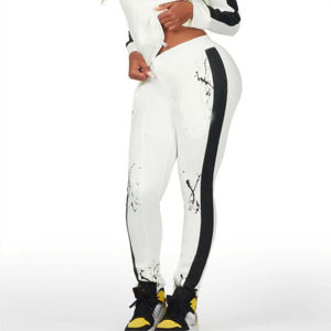 Chándal apilable personalizable para mujer, tejido de alto rendimiento, perfecto para deportes y ropa informal, chándal transpirable para mujer - Product Image 5