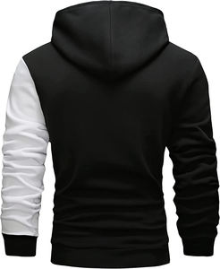 Vente en gros de sweats à capuche d'hiver en molleton vierge surdimensionné, logo personnalisé unisexe pour hommes - Product Image 2