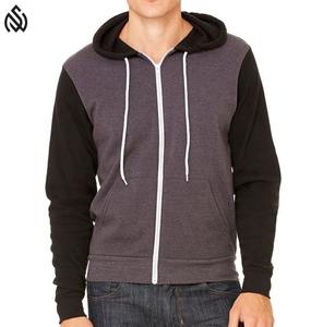 เสื้อฮู้ดมีซิปสำหรับผู้ชายแห้งเร็วระบายอากาศได้ดีดีไซน์แบบกำหนดเองและพิมพ์โลโก้ - Product Image 4